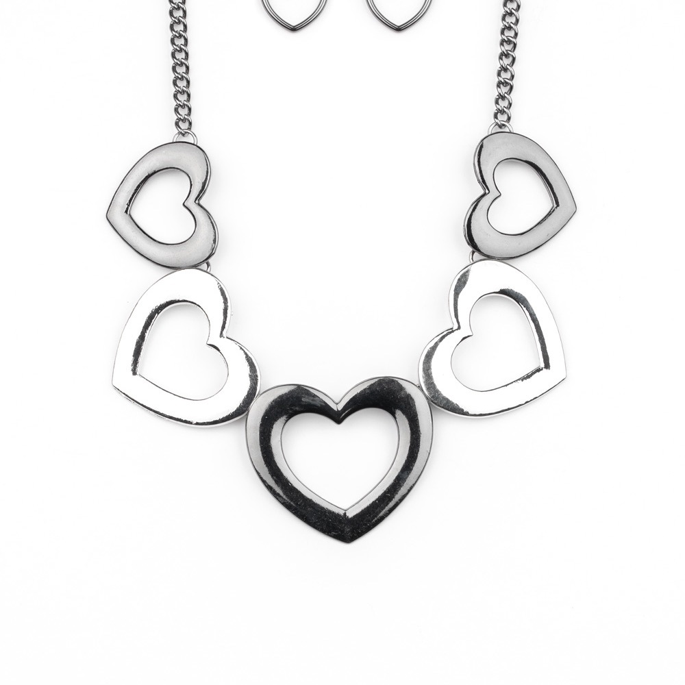 Hearty Hearts Multi Necklace/Earring Set